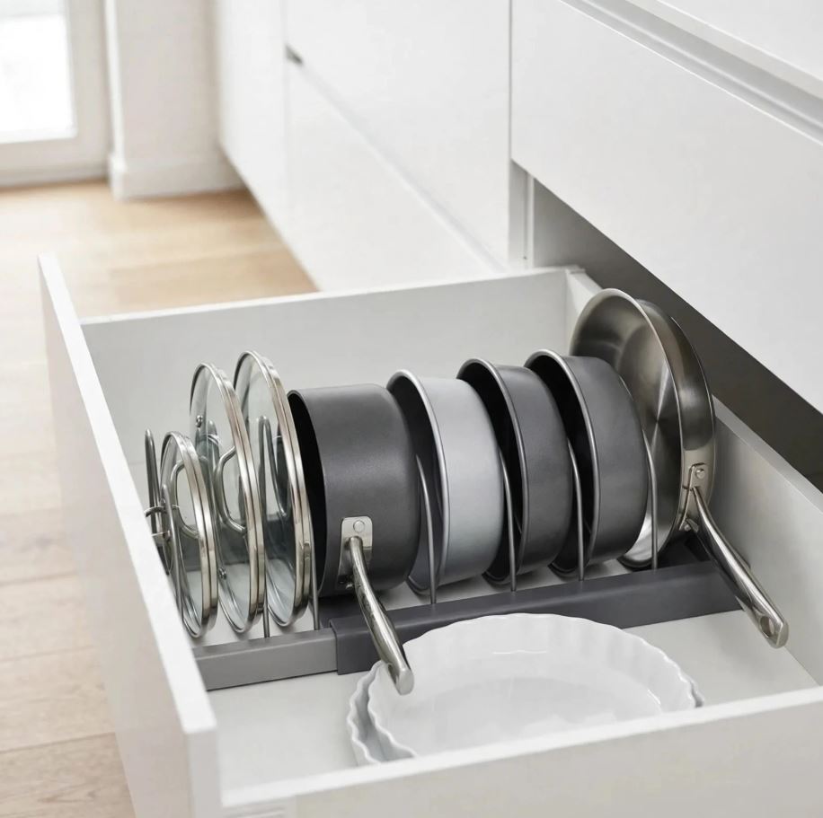 Organizador Sartenes y Tapas Extensible